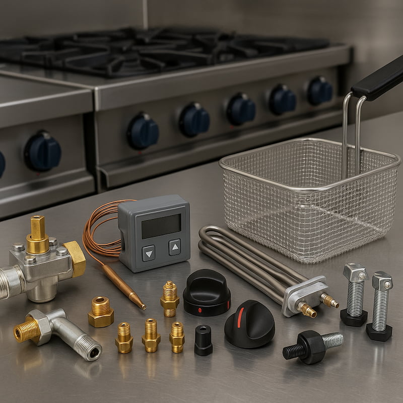 Quais são as principais peças para cozinha industrial?
